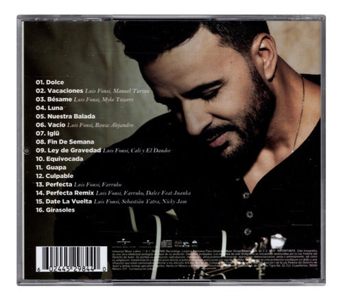 Luis Fonsi Ley De Gravedad Disco Cd