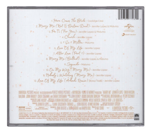 Jennifer Lopez & Maluma Marry Me Soundtrack Disco Cd