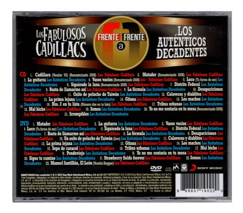 Los Fabulosos Cadillacs Y Los Autenticos Decadentes Disco Cd + Dvd