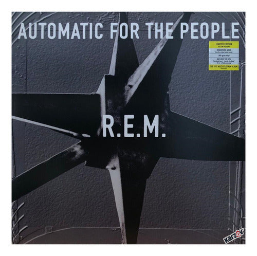 Rem R.e.m. Automatic For The People Rem Yellow Lp Vinyl
