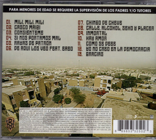 Millonario Sin Corona Disco Cd