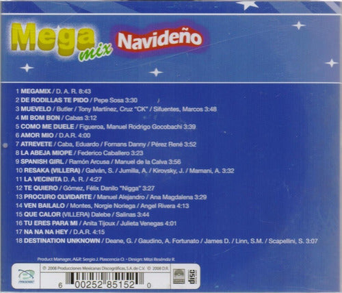 Mega Navidad Mix Disco Cd