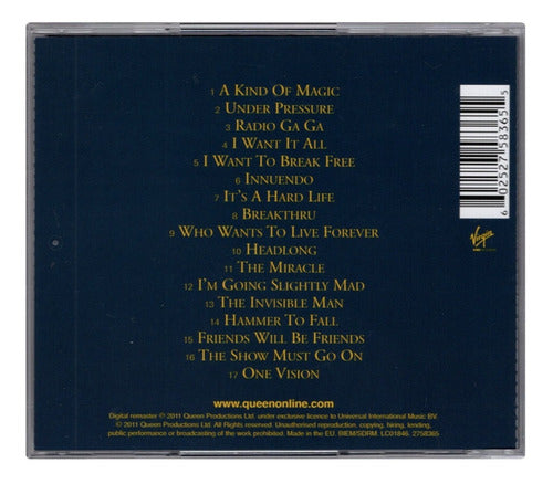 Queen Greatest Hits 2 Disco Cd