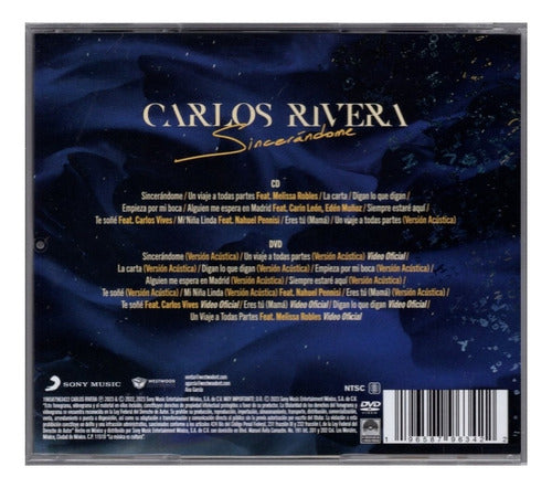 Carlos Rivera Sincerandome / Disco Cd + Dvd