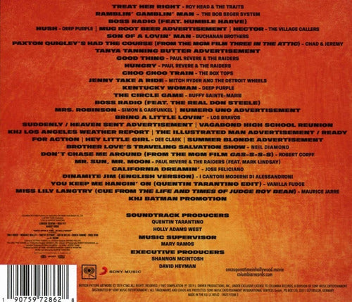 Once Upon Time Hollywood Soundtrack Disco Cd