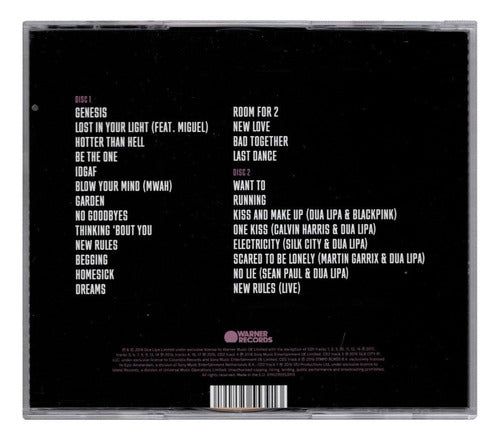 Dua Lipa / Complete Edition - 2 Discos Cd 's (25 Canciones)