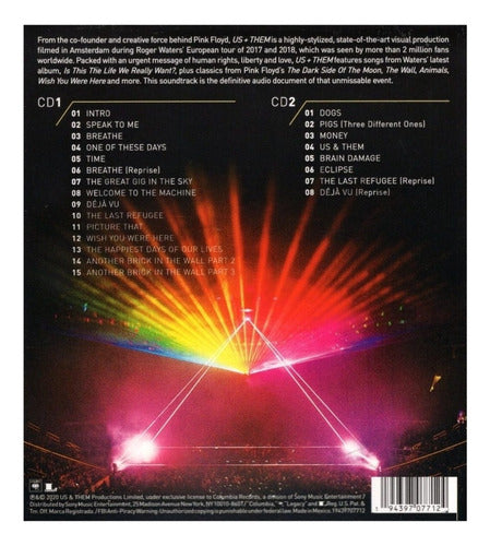 Roger Waters Us & Them 2 Discos Cd