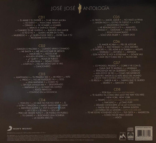 Jose Jose Antologia 8 Discos Cd