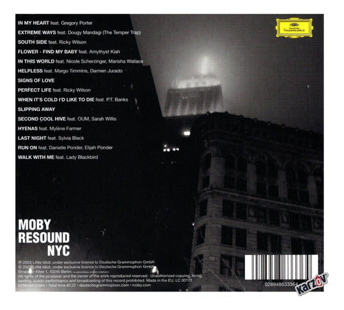 Moby Resound Nyc Disco Cd