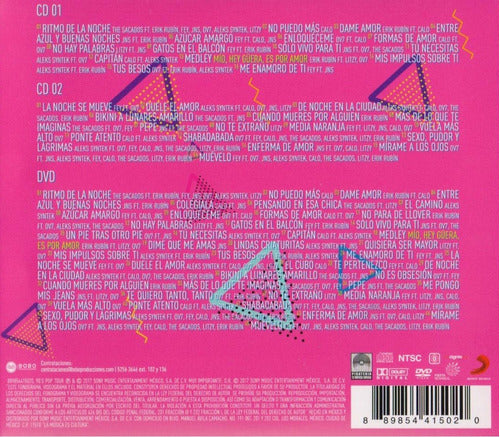 90's Pop Tour Volumen 1 Digibook 2 Discos Cd + Dvd