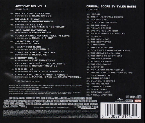 Guardians Of The Galaxy Deluxe Soundtrack 2 Discos Cd