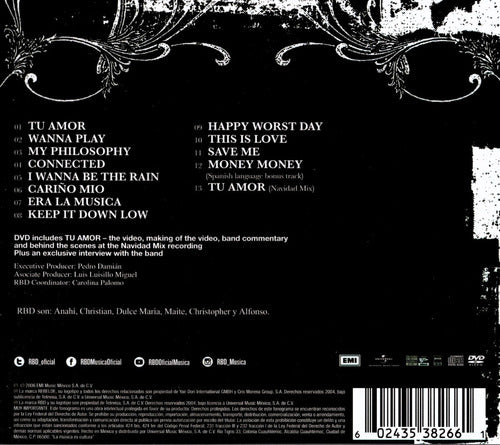 Rbd Rebelde Rebels Edición Fan 2 Discos Cd + Dvd