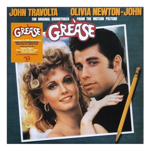 Grease Vaselina 40th Aniversary Soundtrack 2 Lp Vinyl