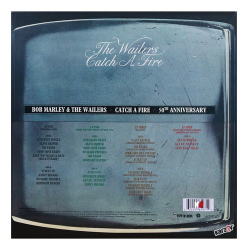 Bob Marley & Wailers Catch A Fire 50 Anniversary 4 Lp Vinyl