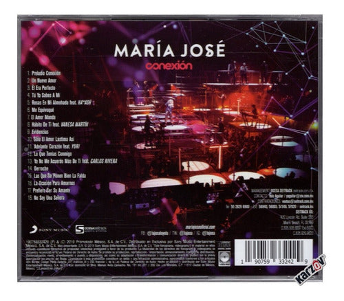 Maria Jose Conexion Disco Cd + Dvd