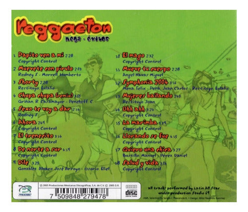 Reggaeton Mega Exitos Disco Cd
