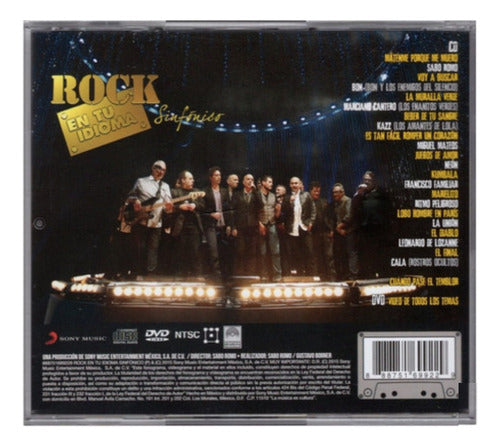 Rock En Tu Idioma Sinfonico Volumen 1 2 Disco Cd + Dvd