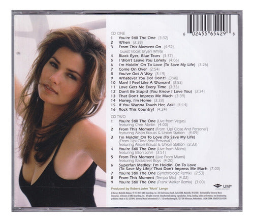 Shania Twain Come On Over 25th Diamond 2 Discos Cd