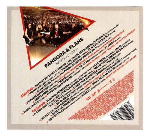 Pandora & Flans Inesperado Tour Box 2 Disco Cd + Dvd