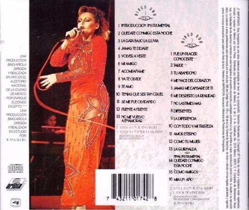 Rocio Durcal El Concierto En Vivo 2 Discos Cd