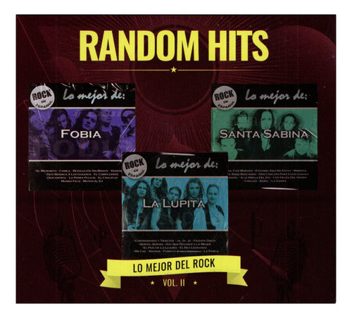 Fobia & La Lupita Lo Mejor Del Rock Vol.2 3 Discos Cd