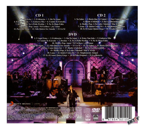 Ana Gabriel Altos De Chavon El Concierto 2 Disco Cd + Dvd