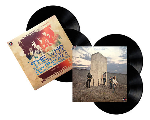 The Who Who's Next San Francisco 1971 Deluxe Box 4 Lp Vinyl