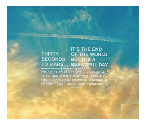 30 Seconds Mars Its End World But Beautiful Day Disco Cd