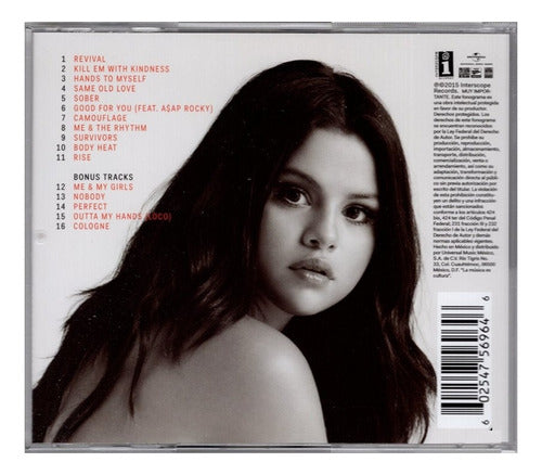 Selena Gomez Revival Disco Cd