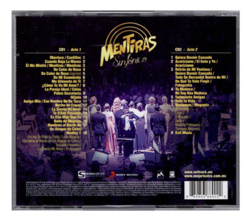 Mentiras Sinfonico 2 Discos Cd