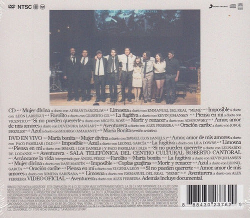 Natalia Lafourcade Mujer Divina Deluxe 2 Discos Cd + Dvd