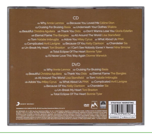 Shakira Sia Avril Lavigne Simply The Best Women 2 Disco Cd + Dvd