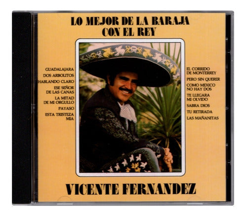 Vicente Fernandez Lo Mejor De La Baraja Con El Rey Disco Cd