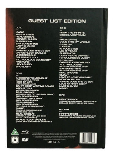 Kylie Minogue Disco Guest List Edition 5 Discos Cd + Blu-ray + Dvd