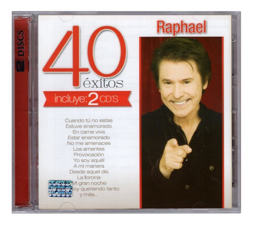 Raphael 40 Exitos 2 Discos Cd