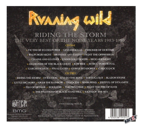Running Wild Riding Storm Very Best Noise Year 1983-1995 2 Discos cd