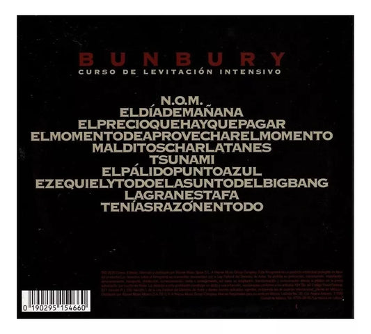 Enrique Bunbury - Curso De Levitación Intensivo - Disco Cd