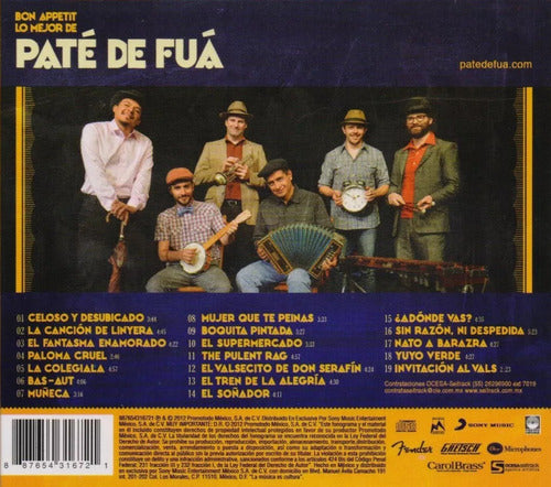 Pate De Fua Bon Appetite Disco Cd