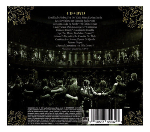 Lila Downs Desde Bellas Artes Mexico 2 Discos Cd + Dvd