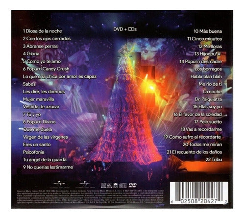Gloria Trevi Diosa De La Noche En Vivo Arena Cdmx 2 Cd + Dvd