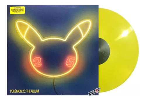 Pokemon 25 Years The Album Amarillo Yellow Lp Vinyl