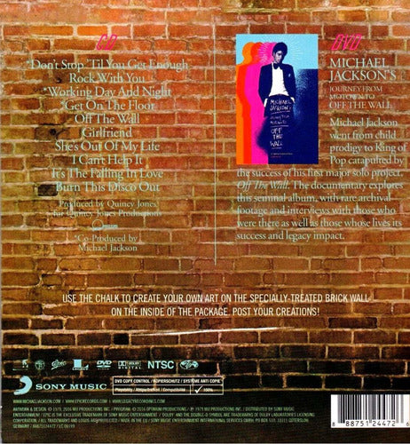 Michael Jackson Off The Wall 2 Discos Cd + Dvd