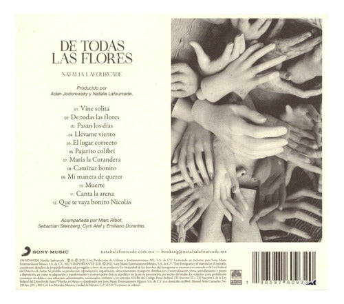 Natalia Lafourcade De Todas Las Flores Disco Cd