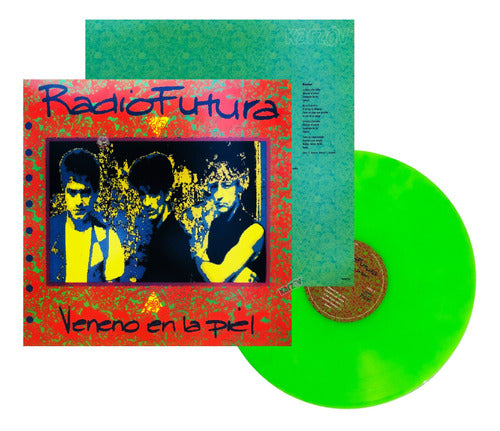 Radio Futura Veneno En La Piel Green Verde Lp Vinyl