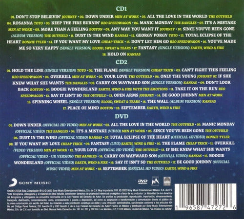 Shot Of Hits Toto & Outfield & Bangles Box 2 Discos Cd + Dvd