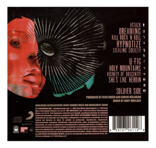 System Of A Down Hypnotize Disco Cd