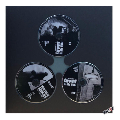 Pink Floyd Animals 2018 Remix Lp Vinyl + Cd + Dvd + Blu-ray