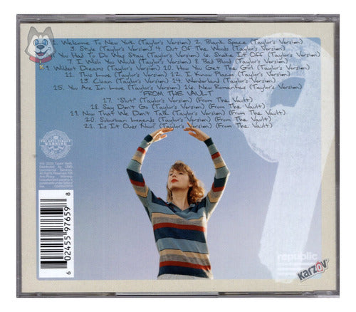Taylor Swift 1989 Deluxe Taylors Version Yellow Disco Cd
