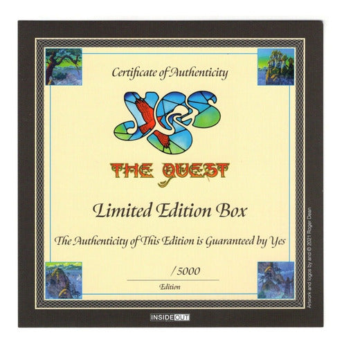 Yes The Quest Deluxe Limited 2 Vinyl + 2cd + Blu-ray Booklet