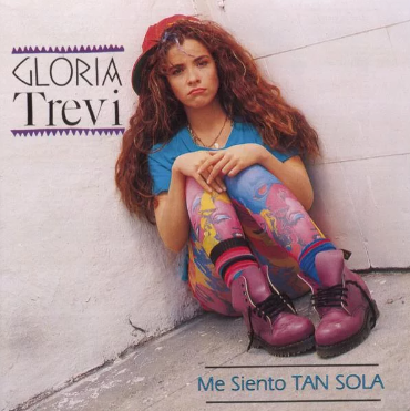 Gloria Trevi Me Siento Tan Sola Azul Blue Lp Vinyl